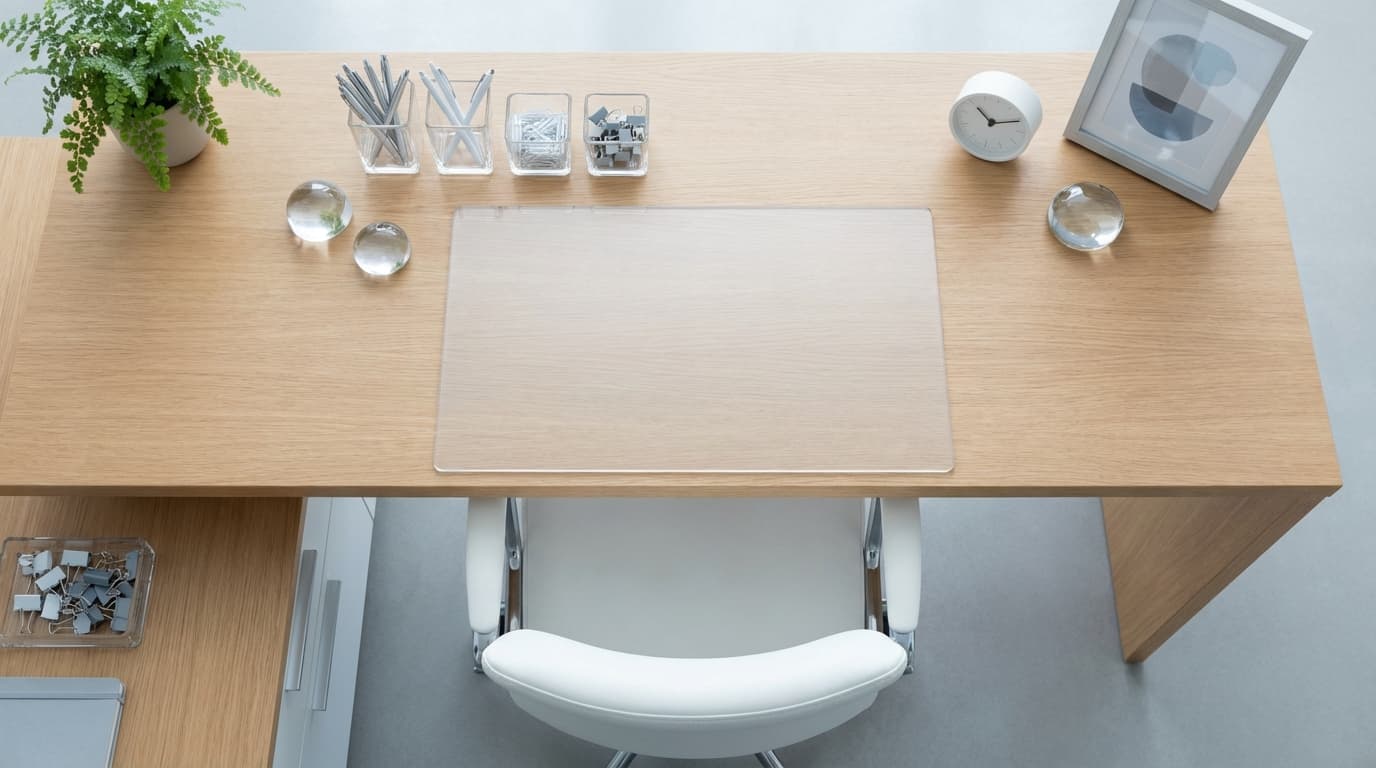A tidy commercial office after a professional cleaning